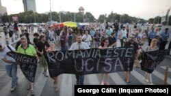 ROMANIA protest Alexandra Inquam 1