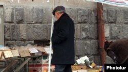 Armenia -- Street trade in Yerevan.