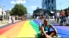 Bosnia and Herzegovina -- LGBT pride in Sarajevo, August 14, 2021.
