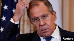 Russian Foreign Minister Sergei Lavrov in Washington on December 10.