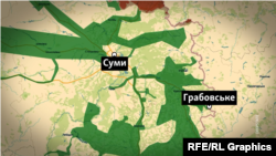 Ситуація на Сумщині, джерело – DeepStateMAP