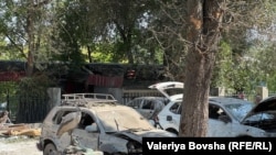 УКРАИНА -- Последиците од рускиот напад врз болница во Камјанск, Дњепропетровска област, 29 јули 2025 година.