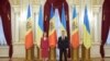 Președintele Ucrainei Volodimir Zelenski o întâlnește pe președinta R. Moldova, Maia Sandu la Kiev, 12 ianuarie 2021