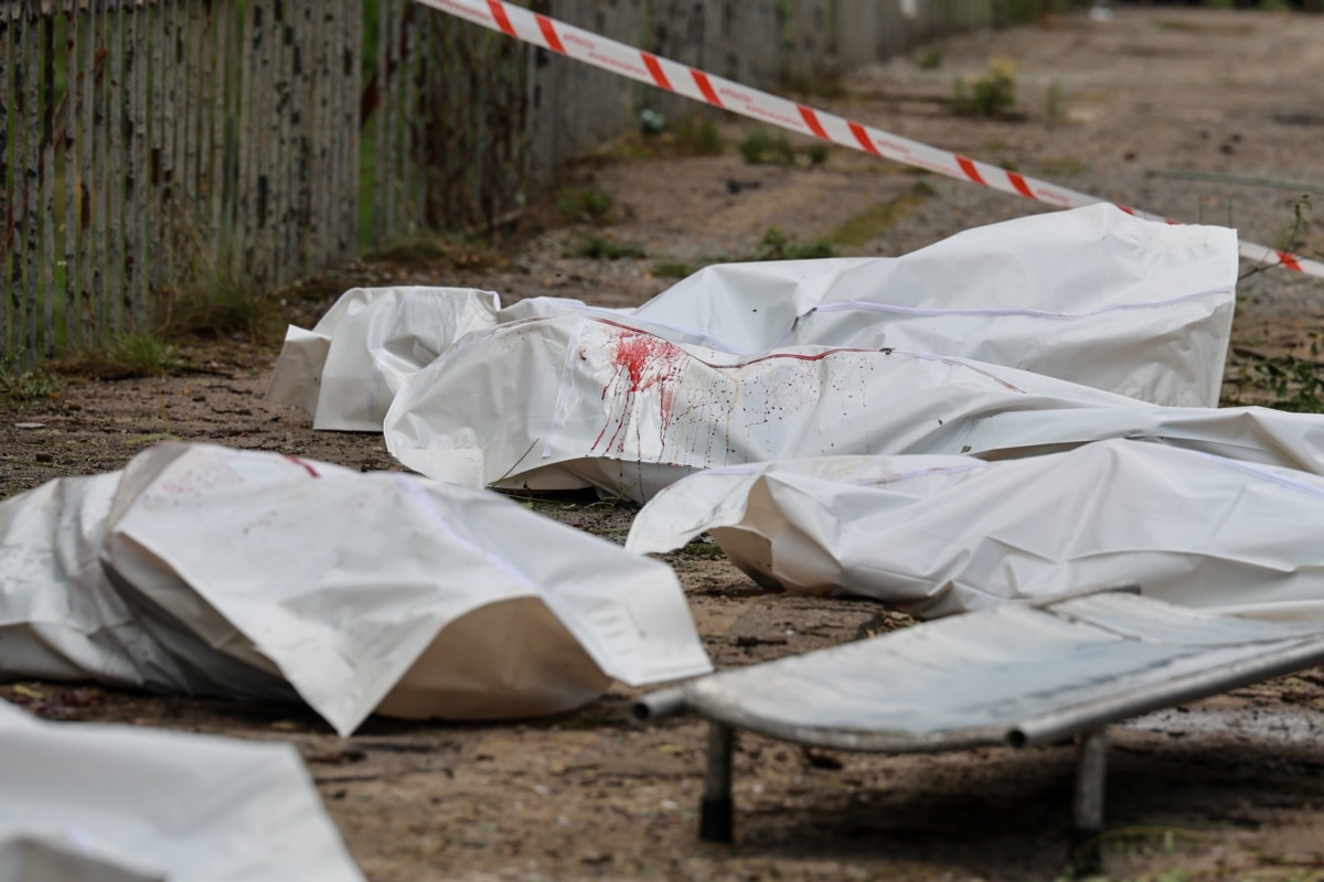 Kvitneva station, where eight people were killed in a Russian missile strike, Kyiv Oblast, August 5, 2026