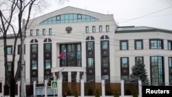Ambasada Rusiei de la Chișinău.