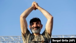 Ermenistanyň protest lideri Nikol Paşiniýan