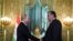 RUSSIA -- Russian President Vladimir Putin meets with his Tajik counterpart Emomali Rahmon at the Kremlin in Moscow, April 17, 2019