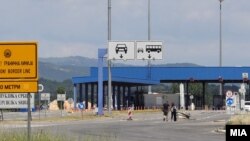 Граничен премин Табановце на македонско-српската граница. 