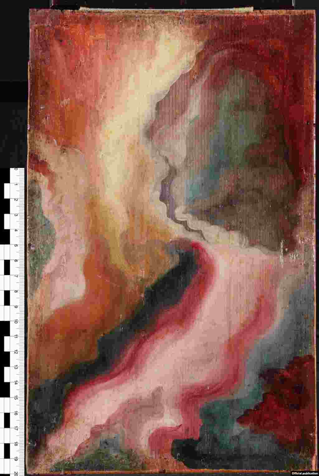 Agată sau Viziune cerească, verso-ul tabloului Christos, Portretul unui bărbat &icirc;ndurerat, c. 1493/94 (Muzeul de Artă, Karlsruhe)