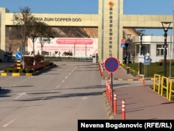 Ulaz u topionicu bakra u većinskom vlasništvu kineske kompanije Zijin, 6. aprila 2026.