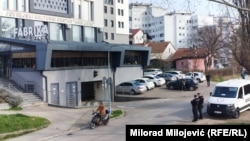 Policija RS-a osigurava Jevrejski kulturni centar u Banjoj Luci, mart 2026. 