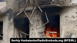 Наслідки російського авіаудару по центру Краматорська, Донецька область, 11 квітня 2026 року