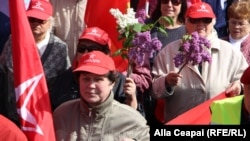 Imagini de la marșul de 1 mai, organizat la Chișinău 