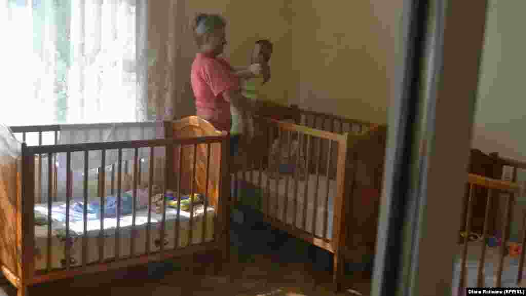Carantina Centrului de plasament pentru copii de vârstă fragedă din Chișinău.