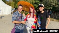 Serbia--Belgrade--Pride protest march, September 6, 2025.