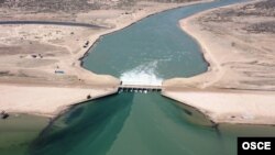 The Kokaral dam in the North Aral Sea