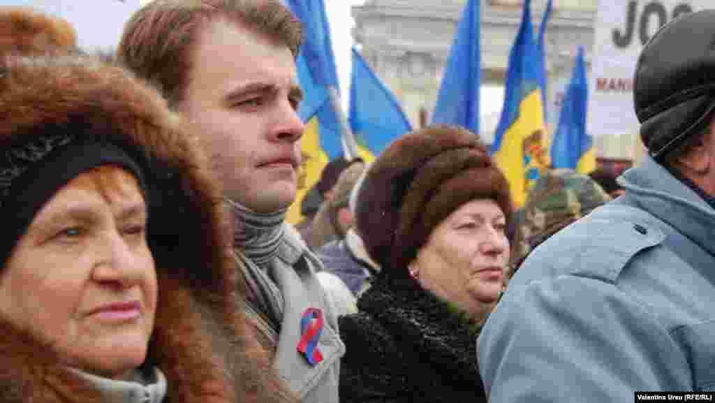 Moldova, Antigovernmental protest in Chisinau organized by the Committee for Defending the Constitution and Democracy, 12.02.2012