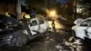 The aftermath of a Russian drone strike in Kharkiv, Ukraine, on June 5 
