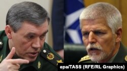 Petr Pavel və Russian General Staff Valery Gerasimov