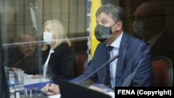 Fadil Novalić, predsjednik Vlade Federacije BiH i Jelka Milićević, ministrica finansija u Vladi Federacije BiH, optuženi u predmetu "Respiratori".