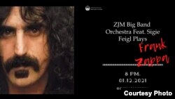 Плакатот за концертот на кој Бид бендот на ЗЏМ ќе ја свири музиката на Френк Запа