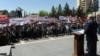 Armenia - President Serzh Sarkisian addresses an election campaign rally in Abovian, 2May2012.