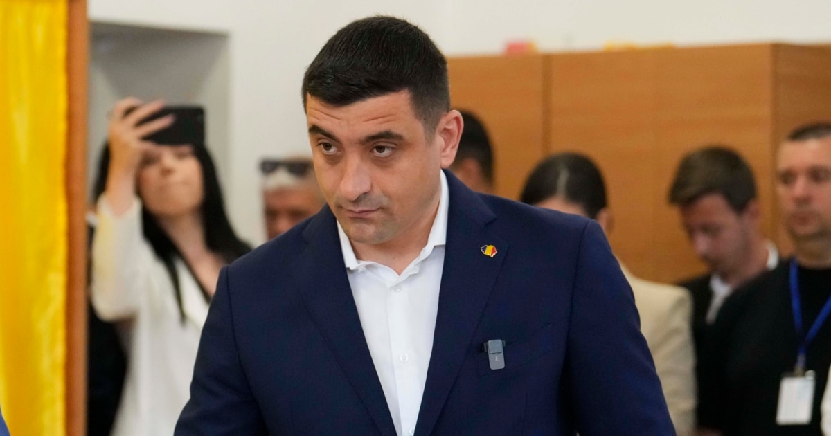 რუმინეთის არჩევნების პირველ ტურში მემარჯვენე ჯორჯე სიმიონმა გაიმარჯვა