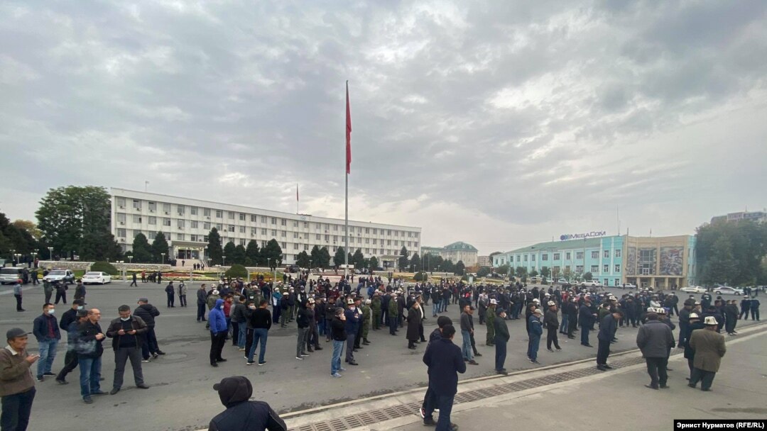 Ош шаарындагы митинг. 6-октябрь, 2020-жыл.