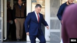 Nikola Gruevski napušta sud u Skoplju