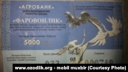 The Agrobank lottery, an offer Uzbeks really can't refuse.