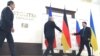 Сустрэча міністраў замежных спраў так званай «нармандзкай чацьвёркі» 29 лістапада ў Менску ў «Прэзыдэнт-гатэлі». Усе фота Пятра Аўдзеева.