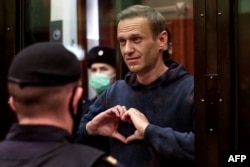 Алексей Навальный, февраль 2021 года. Фото: пресс-служба Мосгорсуда via AFP