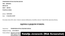 Posao dodeljen firmi Rad 028 dva dana nakon napada u Banjskoj.