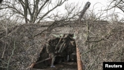 Українські військові ведуть вогонь у Запорізькій області, 9 квітня 2026 року