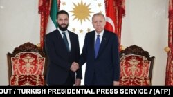 اردوغان او الشرع په استنبول کې د ملاقات په مهال 