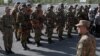 Armenia - Defense Minister Seyran Ohanian inspects Armenian troops stationed along the border with Azerbaijan, 9Aug2016.