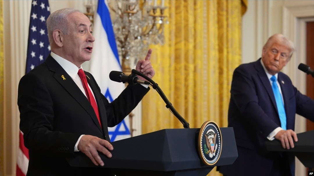 Биньямин Нетаньяху и Дональд Трамп