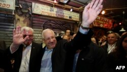 Presidenti i Izraelit Reuven Rivlin dhe ai i Gjermanisë  Frank-Walter Steinmeier 