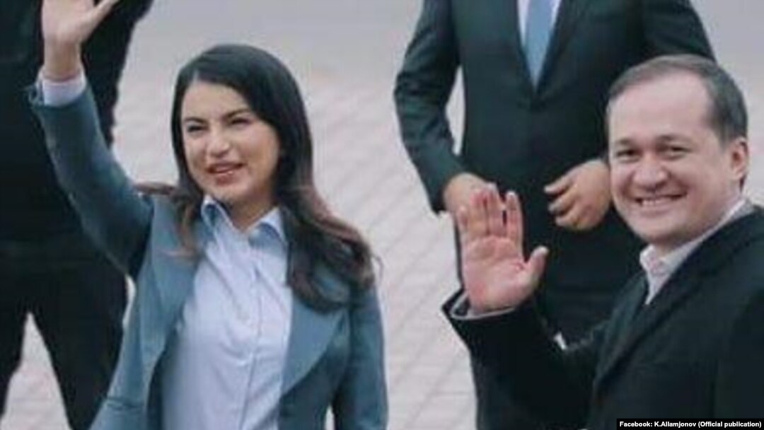 Саида Мирзиёева ва Комил Алламжонов.
