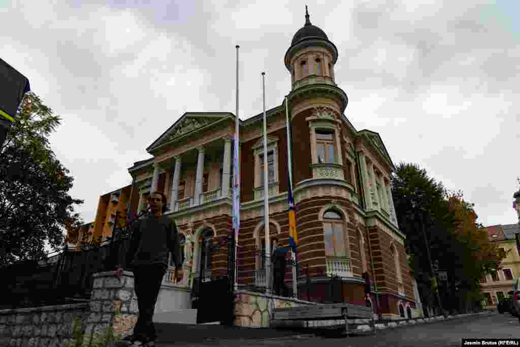 Building of a newly renovated and restored Olympic Museum in Sarajevo, Bosnia and Herzegovina 