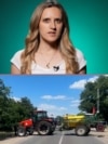 Cu tractoarele în vămi și în stradă. Fermierii moldoveni protestează împotriva Guvernului