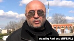 Гасан Гусейнов, арестованный гражданский активист из Гянджи, 31 марта 2014