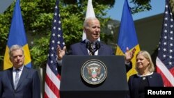 U.S. President Biden meets with Sweden's Prime Minister Andersson and Finland's President Niinisto in Washington