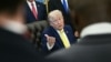 US President Donald Trump speaks to reporters in the Oval Office of the White House on June 4.