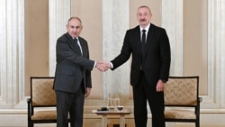 Премьер-министр Армении Никол Пашинян и президент Азербайджана Ильхам Алиев