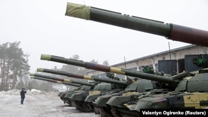 Ukrainians Thank North Macedonia For Supply Of Soviet-Era Tanks