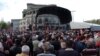 Armenia - The opposition Armenian National Congress (HAK) holds a campaign rally in Yerevan's Liberty Square, 20Apr2012.