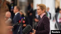 Înaltul Reprezentant al UE pentru afaceri externe și politica de securitate, Kaja Kallas, la summitul informal de la Copenhaga, Danemarca, 1 octombrie 2025.