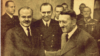 Первый лист газеты "Правда". Фотография Молотова и Гитлера в имперской канцелярии