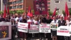 War Veterans Protest in Prishtina